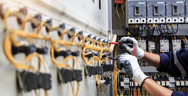 Professional Electrician technician working in Homestead Meadows North, TX
